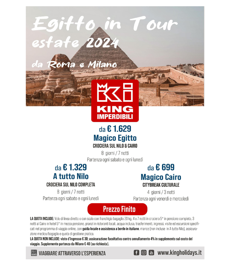 EGITTO IN TOUR - KING