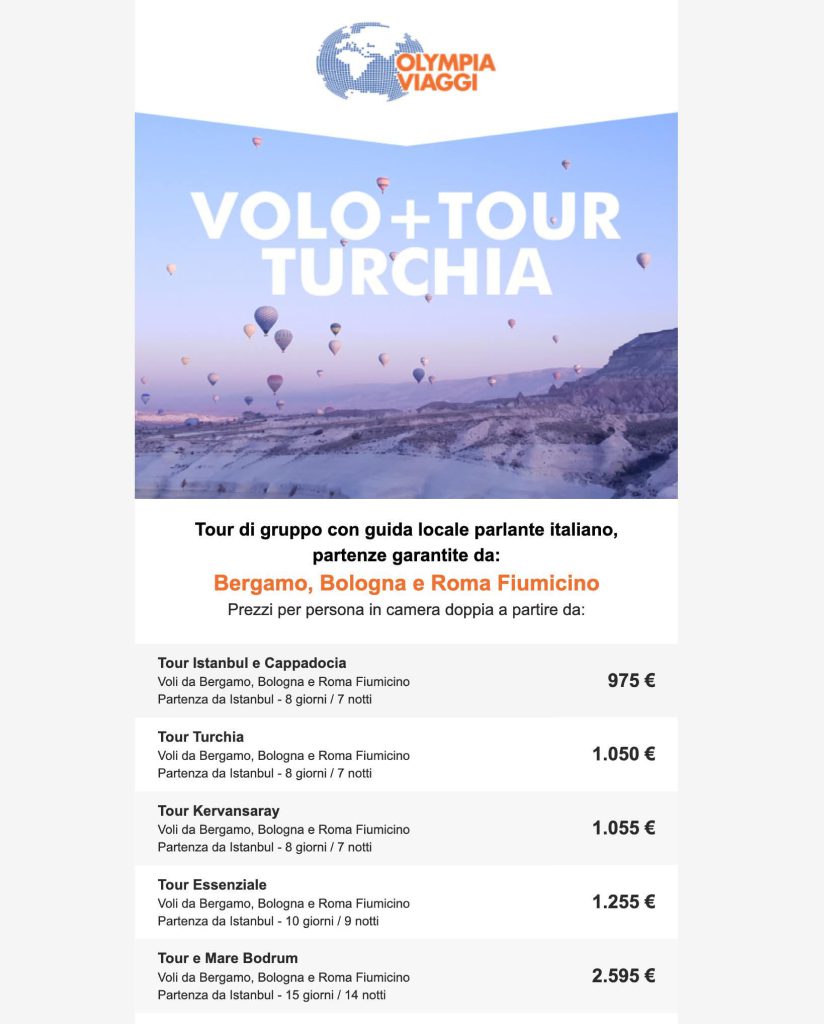 TOUR TURCHIA - OLYMPIA