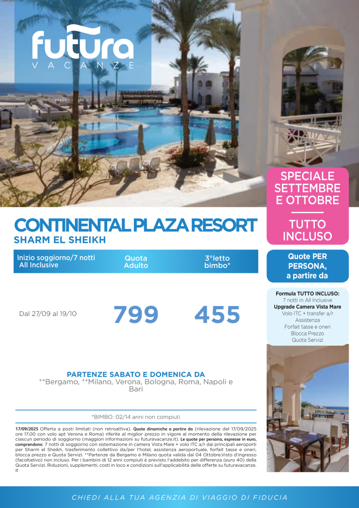 EGITTO FUTURA VACANZE - PAG,9/16