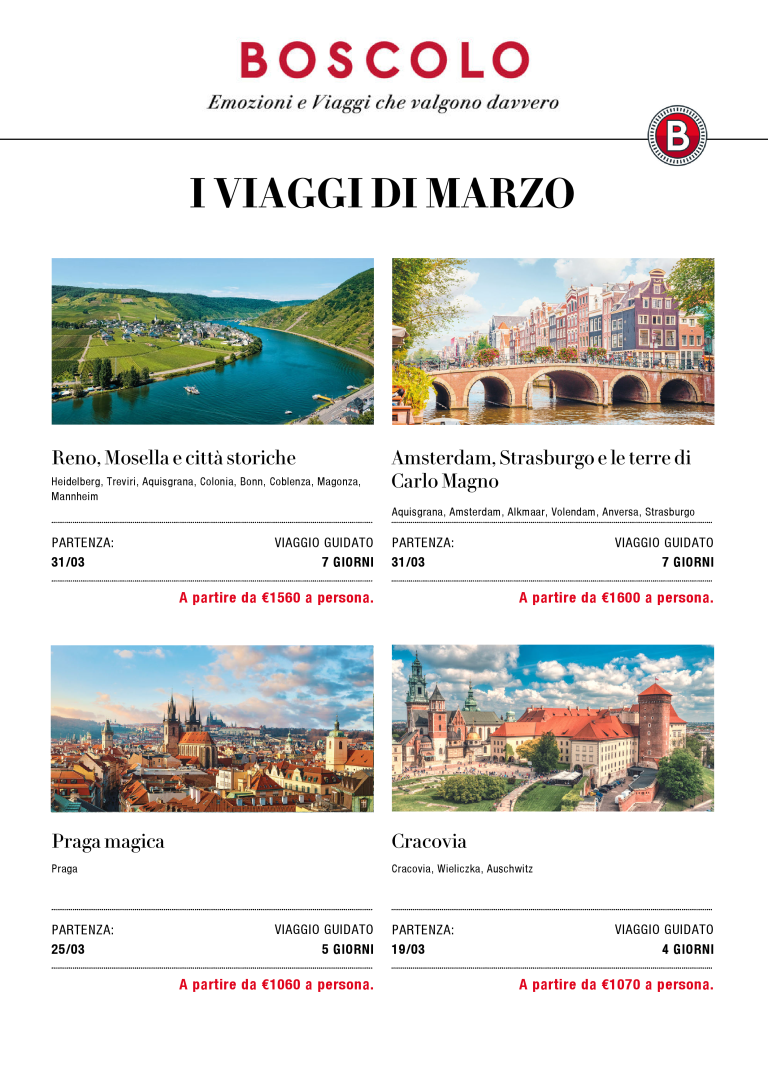 TOUR BOSCOLO - PAG.1/3