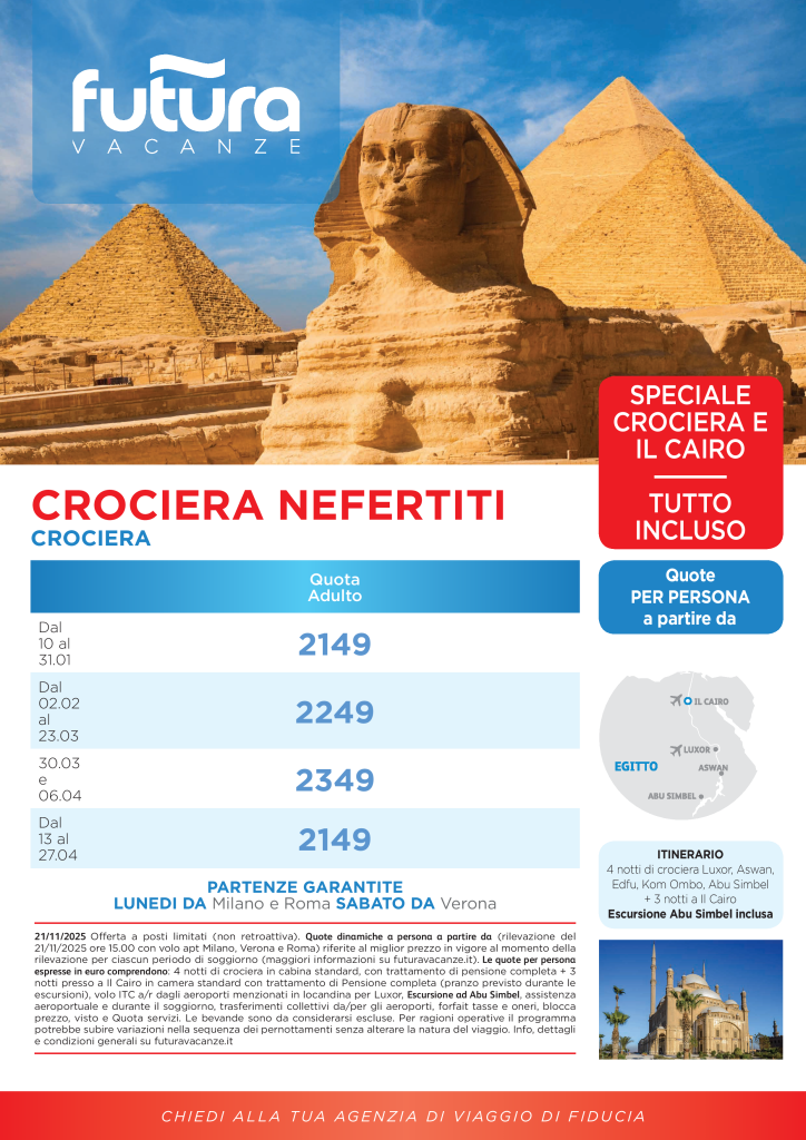 CROCIERA SUL NILO FUTURA VACANZE