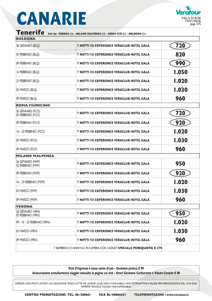 CANARIE VERATOUR PAG.1/2