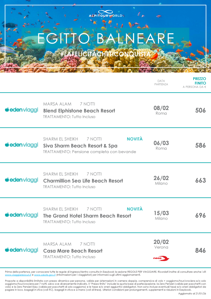 EGITTO ALPITOUR - EDEN PAG.1/2