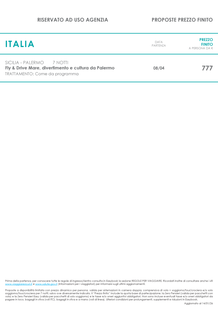 ITALIA EDEN VIAGGI PAG.2/2