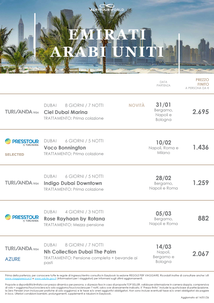 DUBAI E EMIRATI - ALPITOUR - PAG.2/3