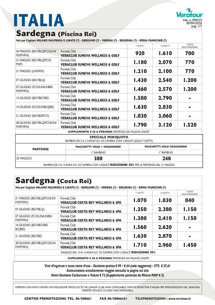 GRECIA E CIPRO VERATOUR - PAG. 1/6