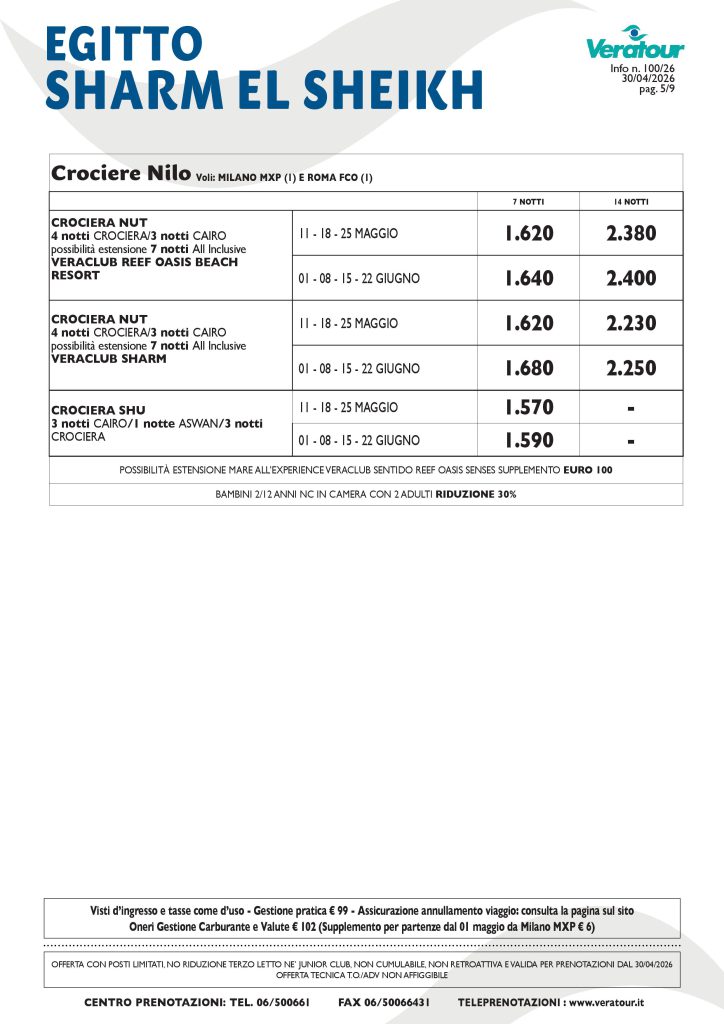 EGITTO VERATOUR - PAG. 5/9