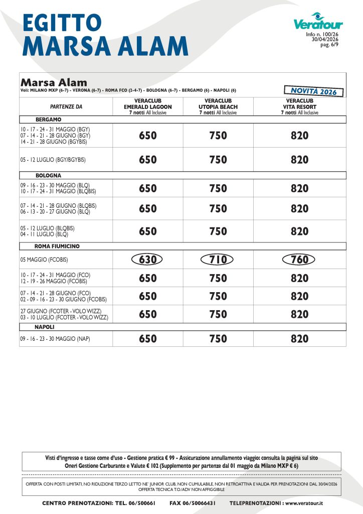 EGITTO VERATOUR - PAG. 6/9