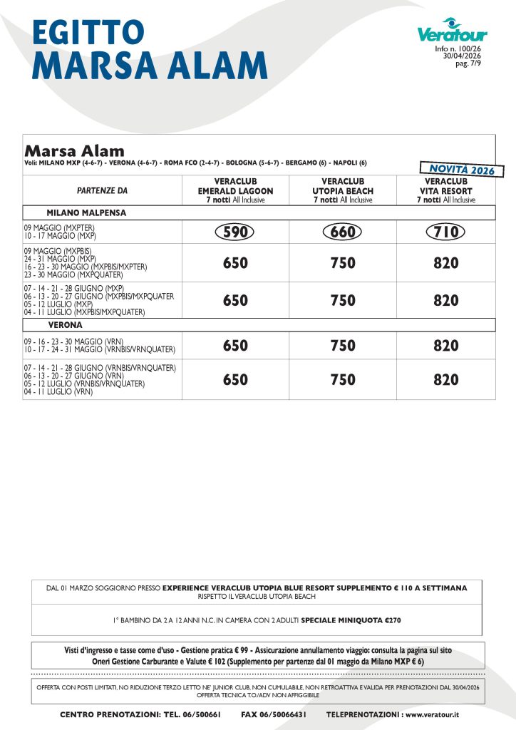 EGITTO VERATOUR - PAG. 7/9