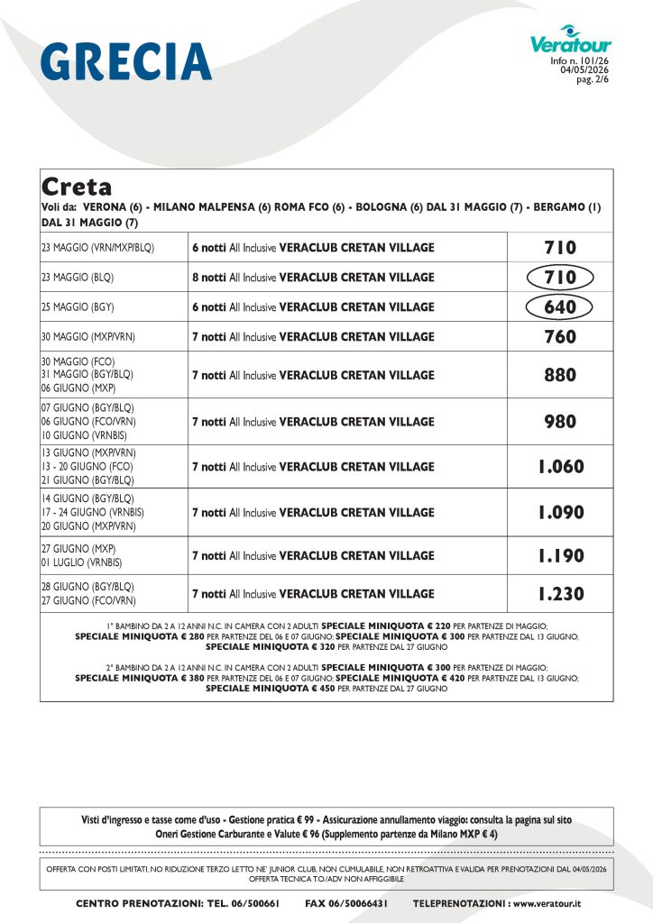 GRECIA E CIPRO VERATOUR - PAG. 2/6