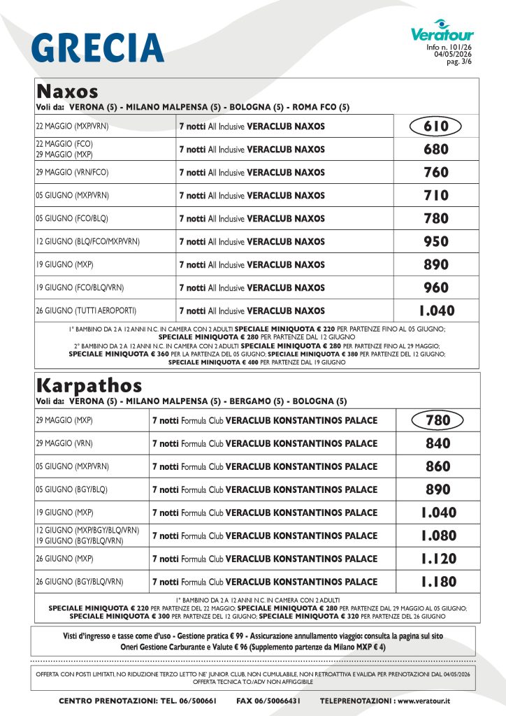 GRECIA E CIPRO VERATOUR - PAG. 3/6