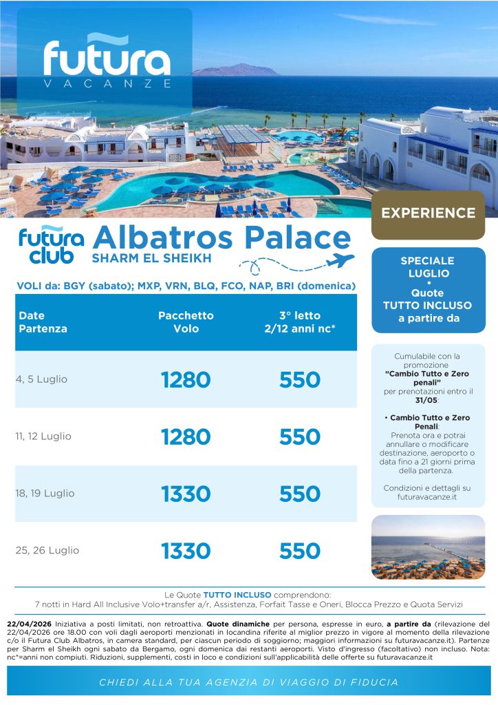 SHARM EL SHEIKH - FUTURA VACANZE - PAG. 3/7