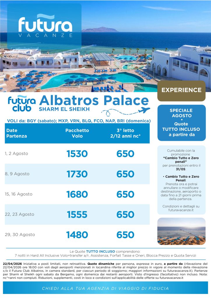 SHARM EL SHEIKH - FUTURA VACANZE - PAG. 5/7