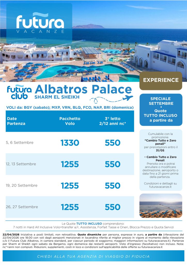 SHARM EL SHEIKH - FUTURA VACANZE - PAG. 7/7