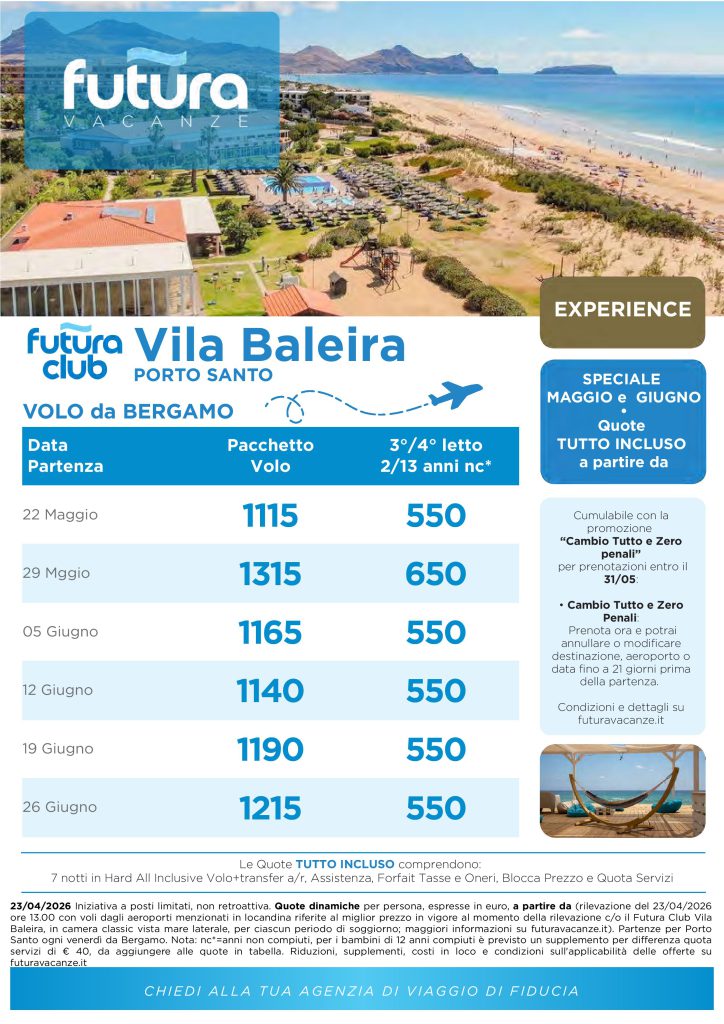 PORTO SANTO - FUTURA VACANZE - PAG. 2/12
