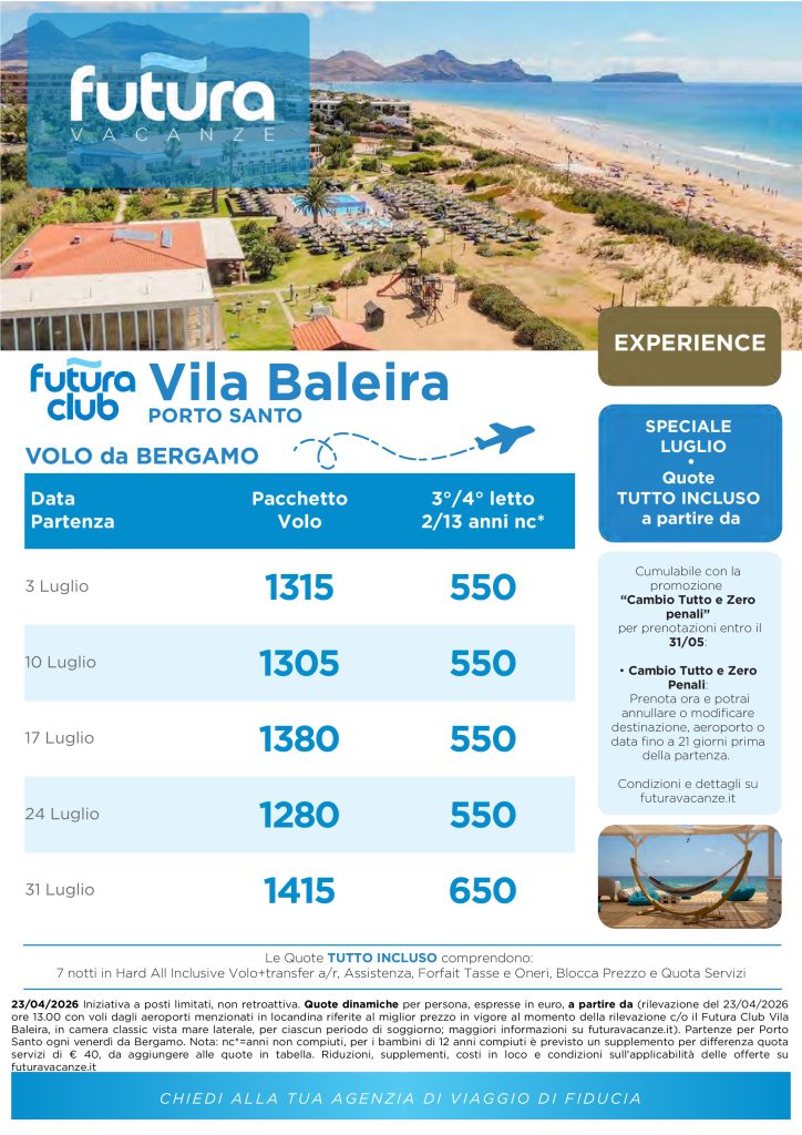 PORTO SANTO - FUTURA VACANZE - PAG. 3/12