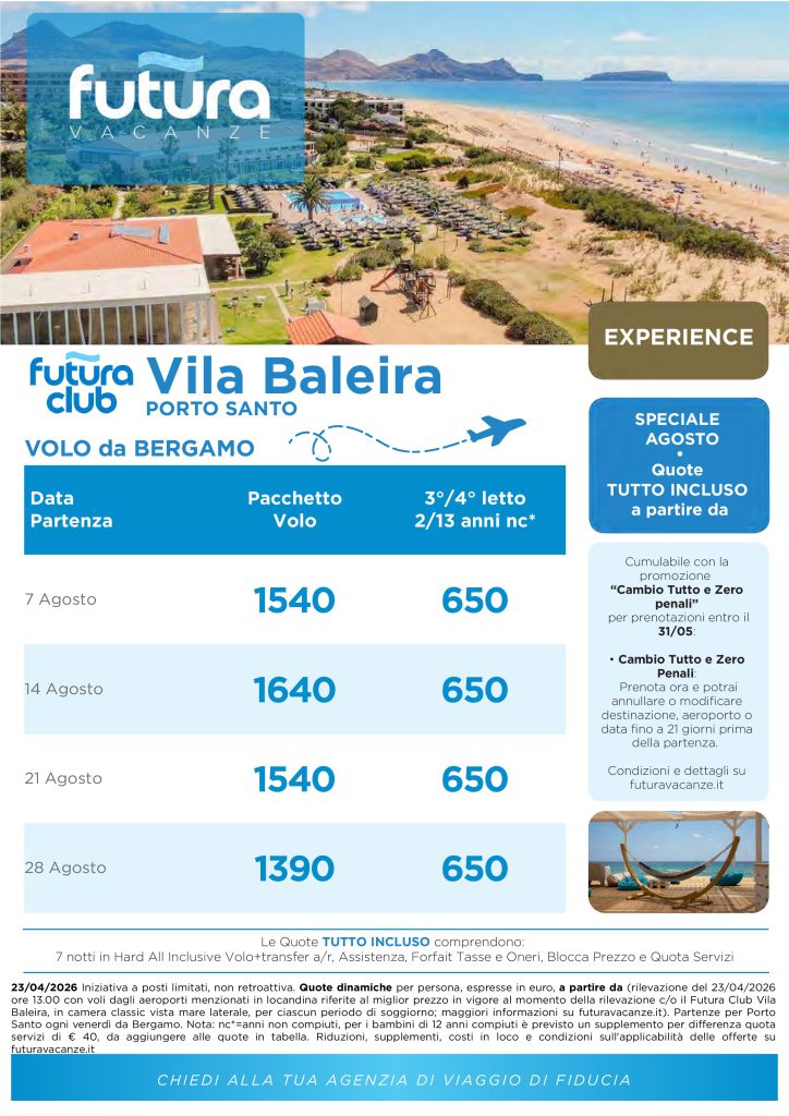 PORTO SANTO - FUTURA VACANZE - PAG. 4/12