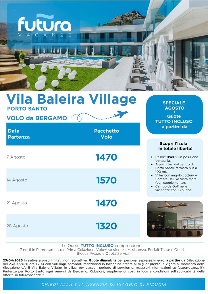 PORTO SANTO - FUTURA VACANZE - PAG. 10/12