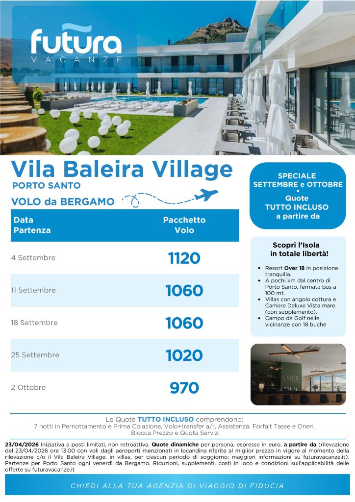 PORTO SANTO - FUTURA VACANZE - PAG. 12/12