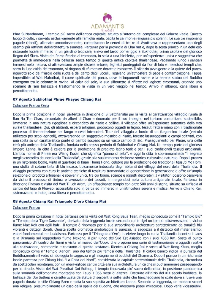 BANGKOK + TOUR FASCINO DEL NORD E KOH SAMUI - PAG. 2/4
